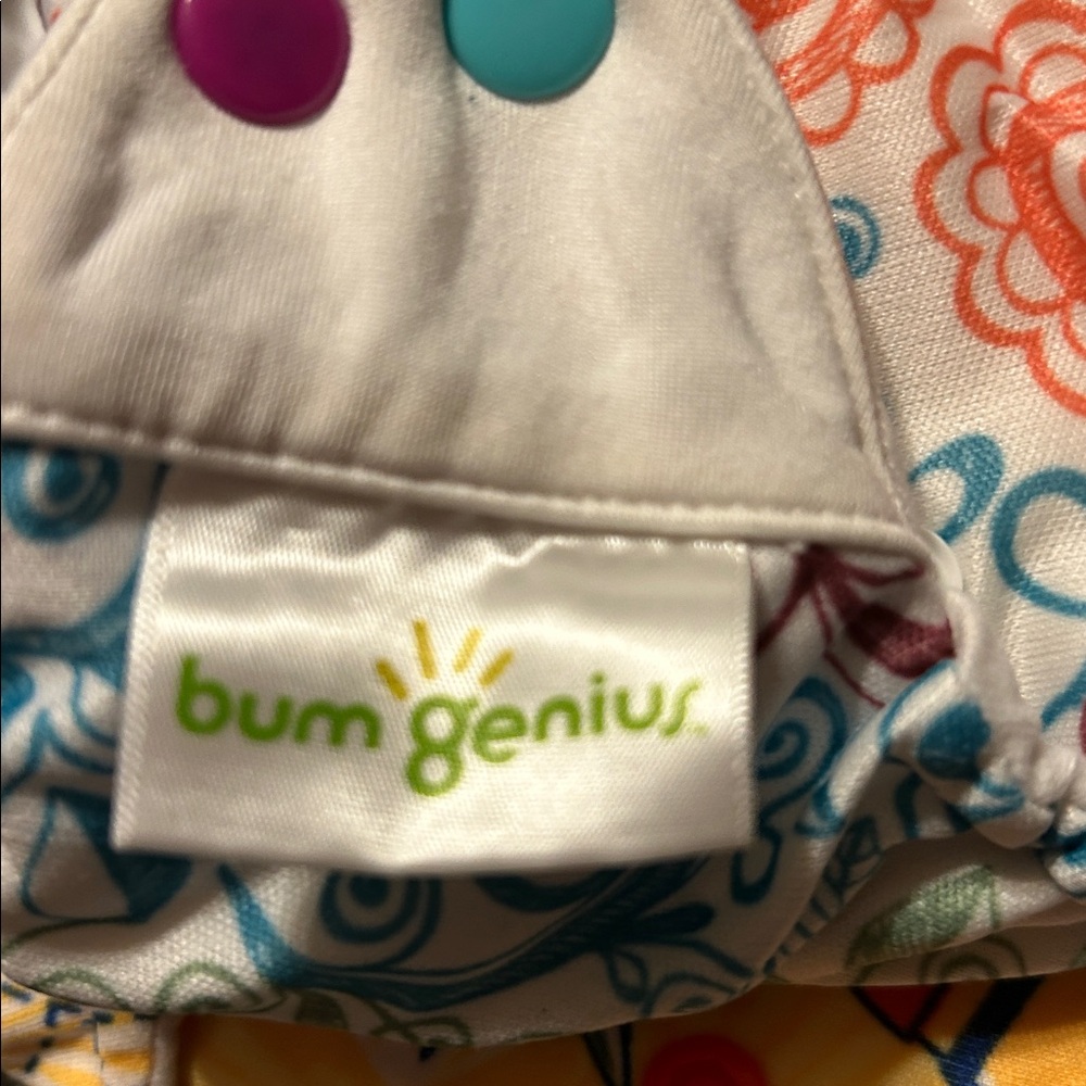 BumGenius Colorful Patterned Cloth Diaper bundle⭐️ - Picture 10 of 14